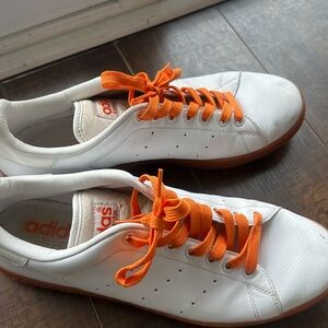 Stan smith Adidas White and Orange Sneakers